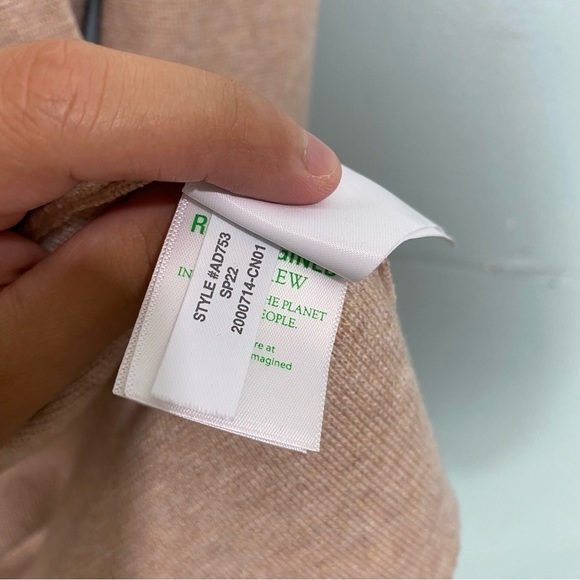 J Crew Ella Open Front Blazer Sweater Cream Long Length AD753 XXL - Picture 6 of 8